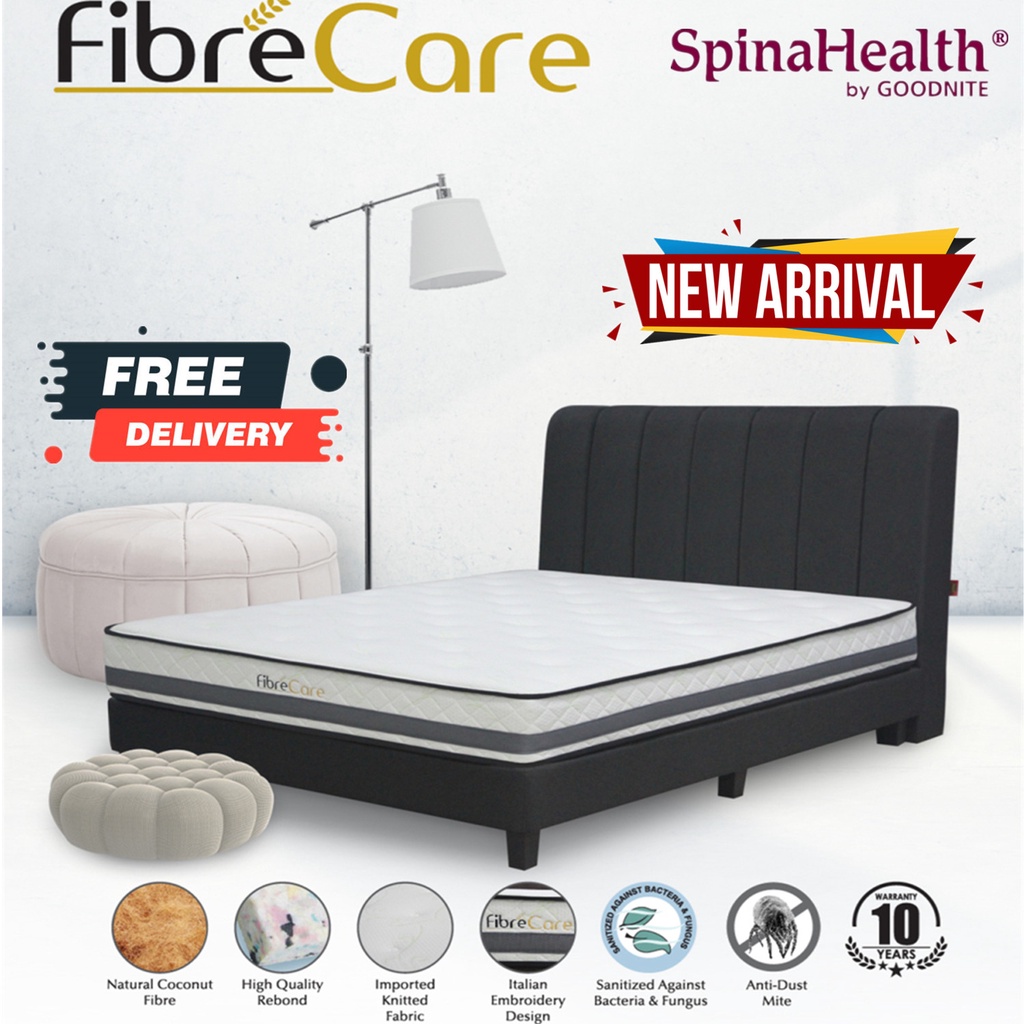 SPINAHEALTH BY GOODNITE Coconut Fibre Mattress Fibre Care (Single/Super Single/Queen/King
