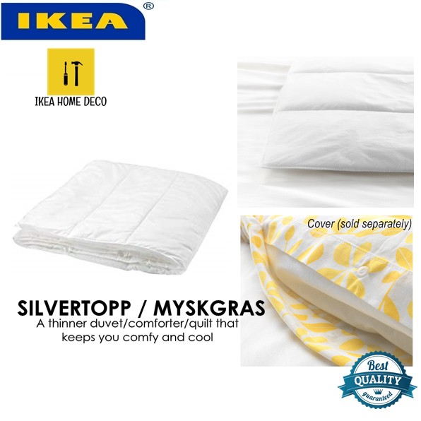 Ikea Myskgras Silvertop Quilt Cooler King Queen Single Size