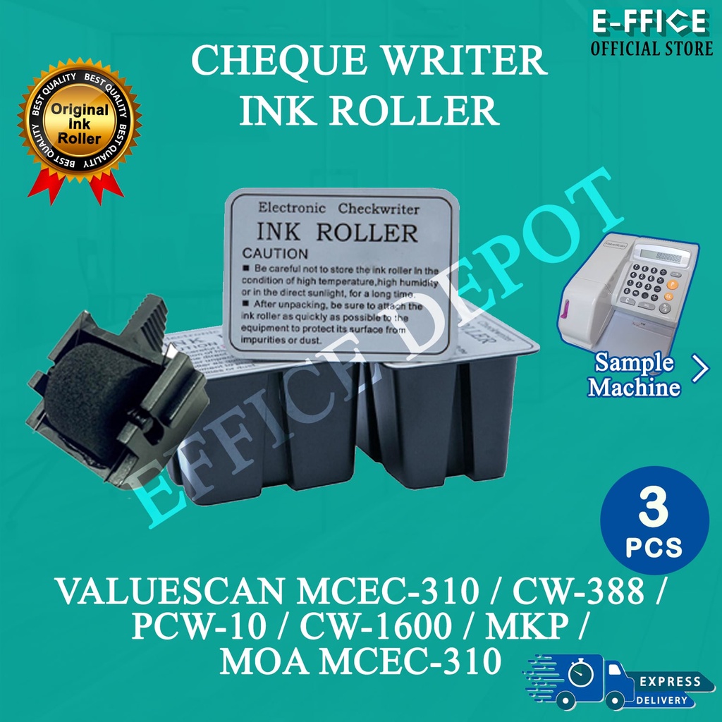 Effice Depot CHEQUE WRITER INK ROLLER VALUESCAN MCEC310 / CW388