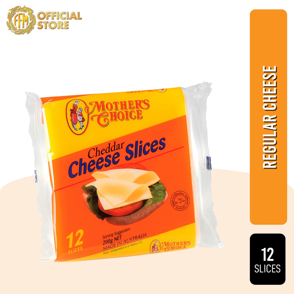Mother S Choice Cheddar Cheese Slices 12 S Shopee Malaysia