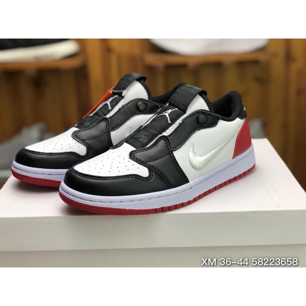 jordan 1 low slip black toe