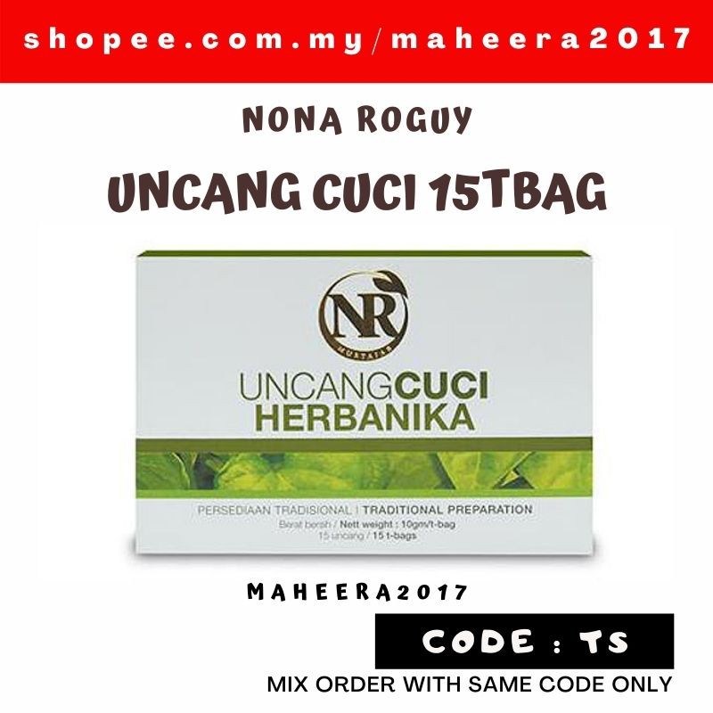 Buy Nona Roguy Uncang Cuci Herbanika Nr 15 Sachets Mandian Herba Tangas Basah Cucian Miss V Seetracker Malaysia