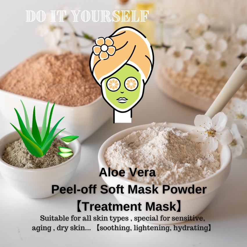 Aloe Vera Peel Off Soft Mask Powder Face Mask Facial Mask Sensitive Skin Skincare Pores | Shopee Malaysia