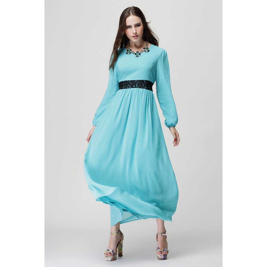 tiffany blue maxi dress