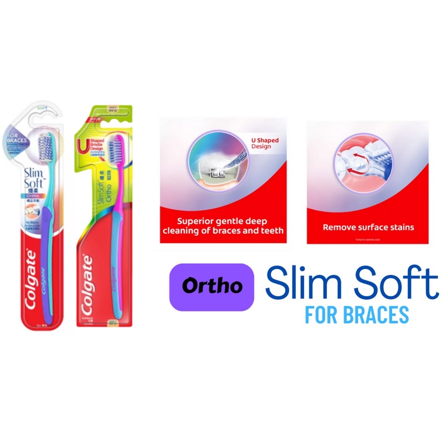 Colgate Orthodontic toothbrush Ortho tooth brush ( Berus gigi untuk