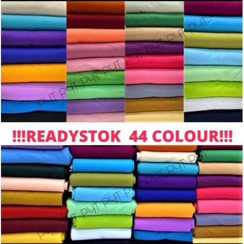 Kain Jc/ Jersey interlock 60" (kain langsir, alas meja, deco & LAIN2)