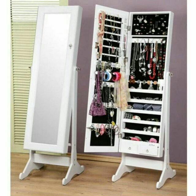 Jewellery Cabinet With Mirror Shopee Malaysia