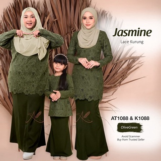 Baju Kurung Hijau Zaitun