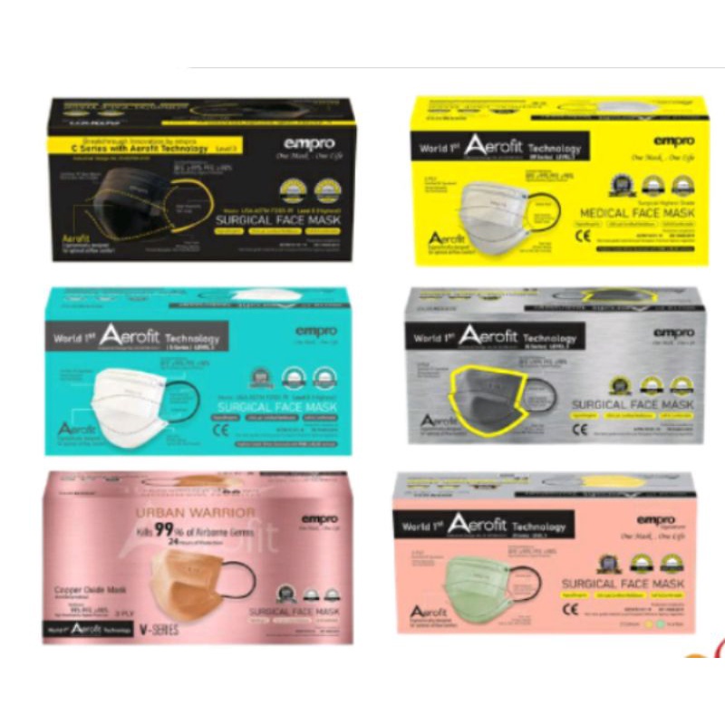 Empro KN95 KF99 Copper Oxide 4V/V/C/R/G/SK Series With Aerofit