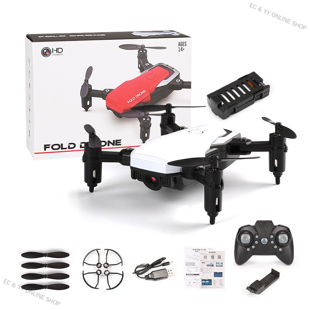 EC & YY ONLINE SHOP LF606 Mini Drone with Camera Altitude Hold RC Drones with Camera HD Wifi FPV Quadcopter Dron RC Heli