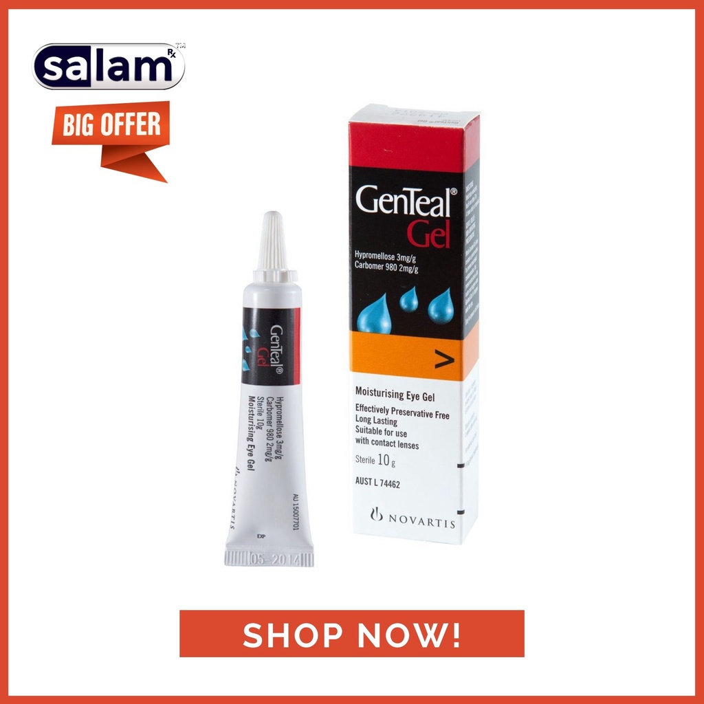 GENTEAL STERILE LUBRICANT EYE GEL 10G (EXP 2/2023) Shopee Malaysia