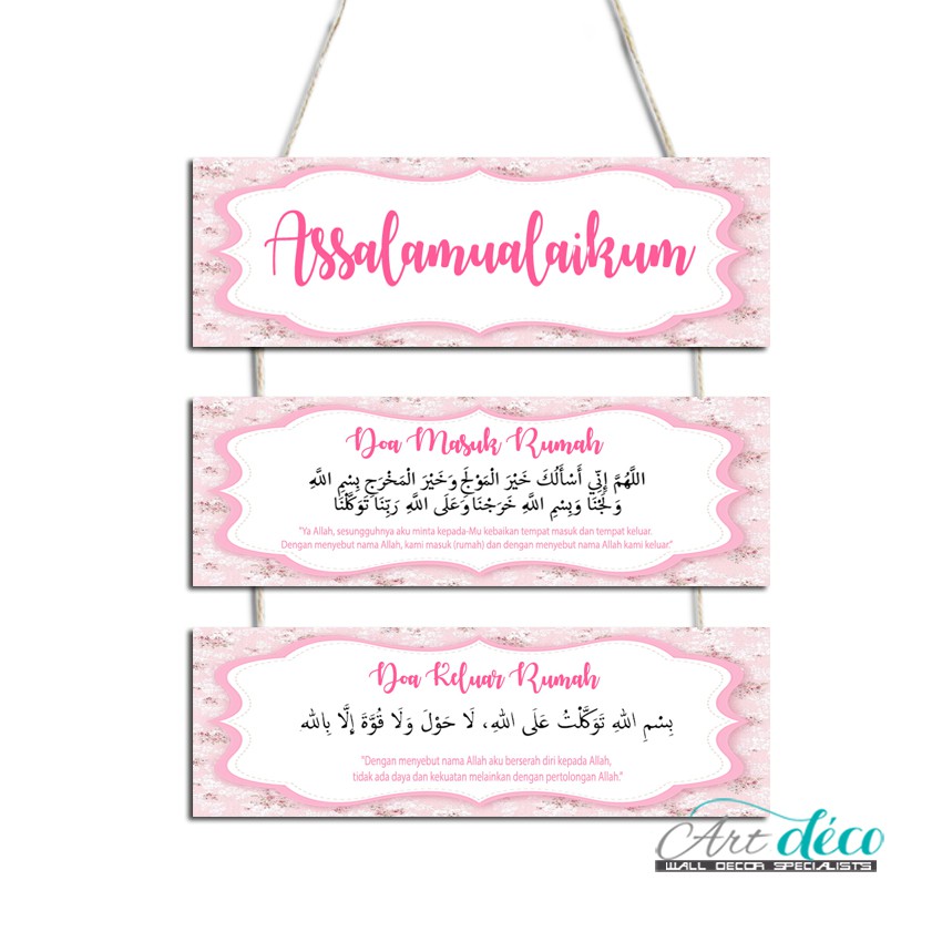 Art Deco Wall Decoration Display Door Entry Out Hanging House Shabbychic Art560 Shopee Malaysia