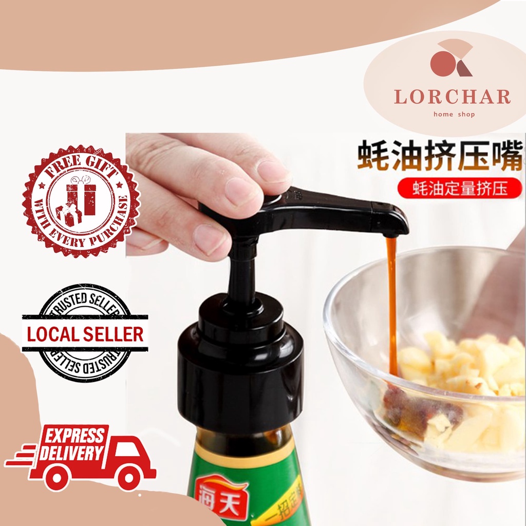 Readystock oyster sauce pump oyster sauce bottle squeeze oyster sauce