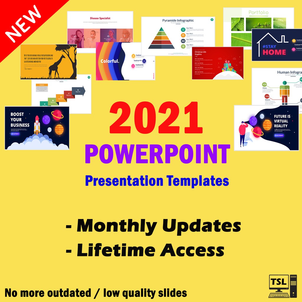 80,000+ Slides Powerpoint Presentation Templates Bundle | Shopee Malaysia