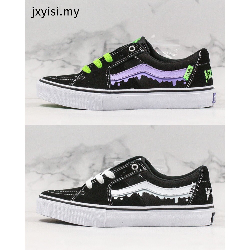 Vans Japan Magical Mosh Misfits Mxmxm Shoes Men Women Black Purple Green Suede Walking Sneakers Shopee Malaysia