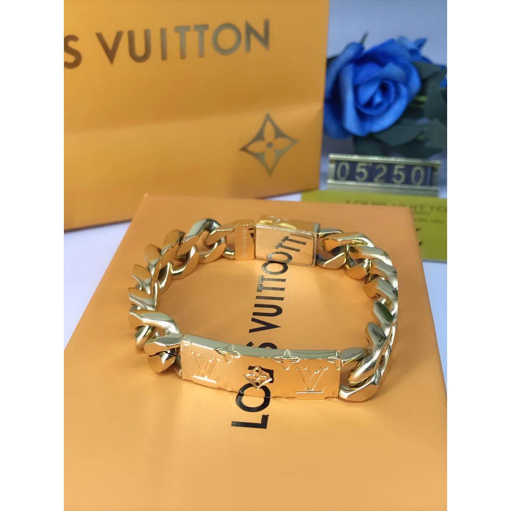 lv gold chain strap