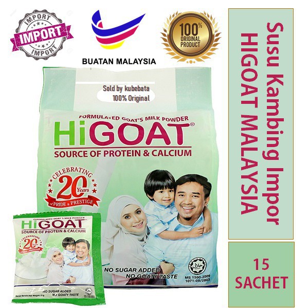 1 Pek Susu Kambing Higoat Original Hq Hi Goat Shopee Malaysia