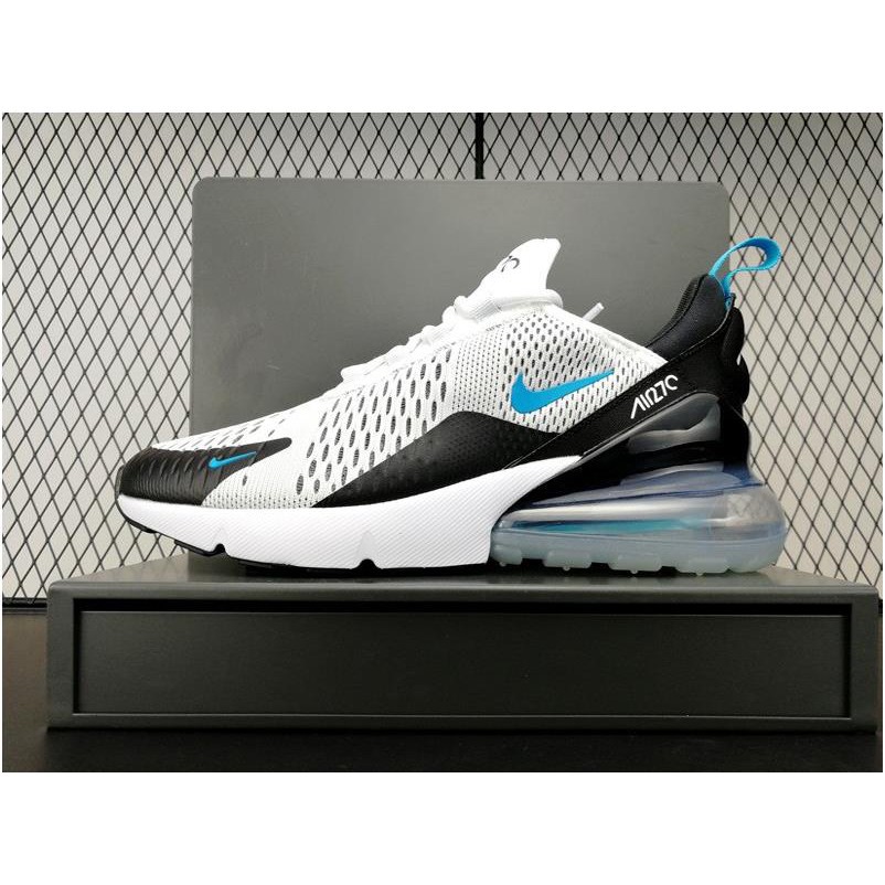 mens nike 270 black and blue