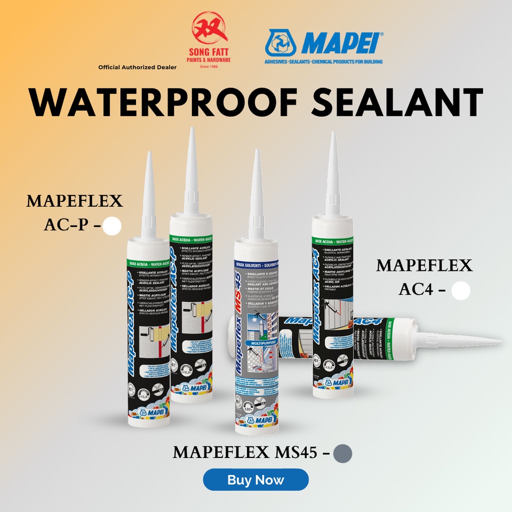 MAPEI MAPEFLEX (MS45 Grey/ACP WHITE Rough/AC4 WHITE Smooth) 310ML