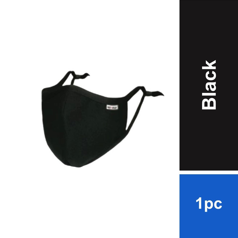 PROXMASK90 Fabric Mask Model 3.1B (Black) - Size L | Shopee Malaysia