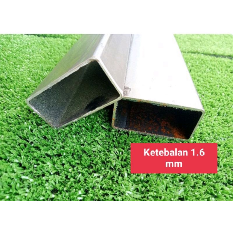 Besi Hollow Mild Steel 1 X 2 1 6mm 1 0mm