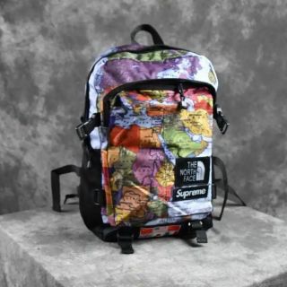 supreme world map backpack