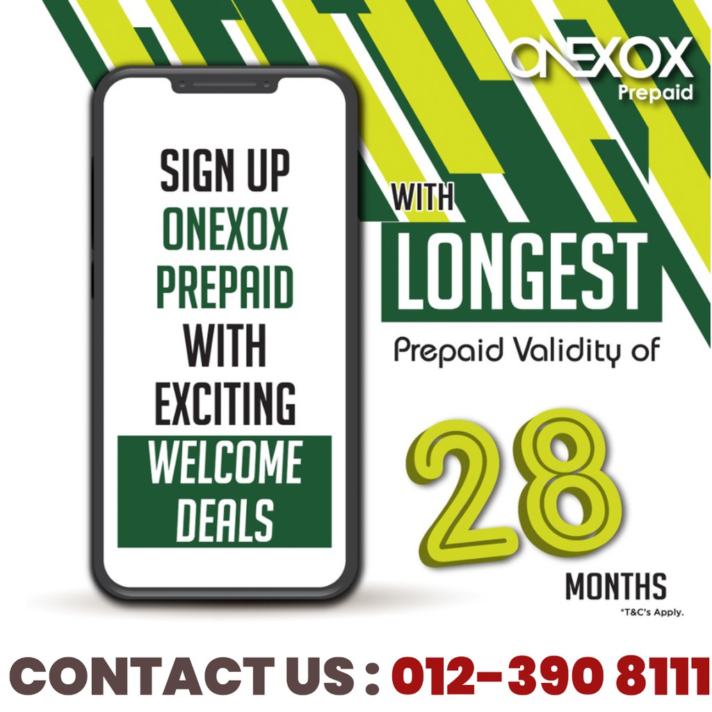 Buy Onexox Prepaid Plan Simcard 28 Months No Expired Fast Service Good Service Seetracker Malaysia