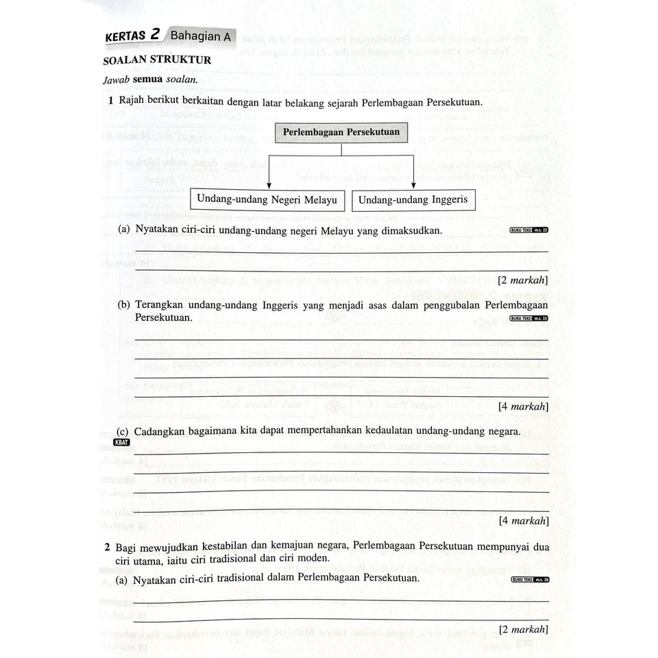 Buy [BC] SASBADI • Format Instrumen Pentaksiran SPM 2021 • Gerak Gempur