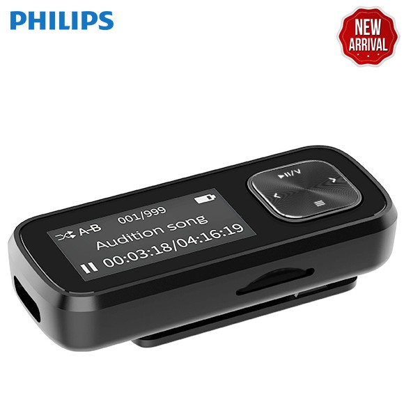 PHILIPS SA1102 MP3 FLAC WAV APE Music Player Sport Walkman With FM ...