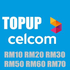Topup Celcom Instant Reload Min Rm 5 Max Rm 70 Shopee Malaysia