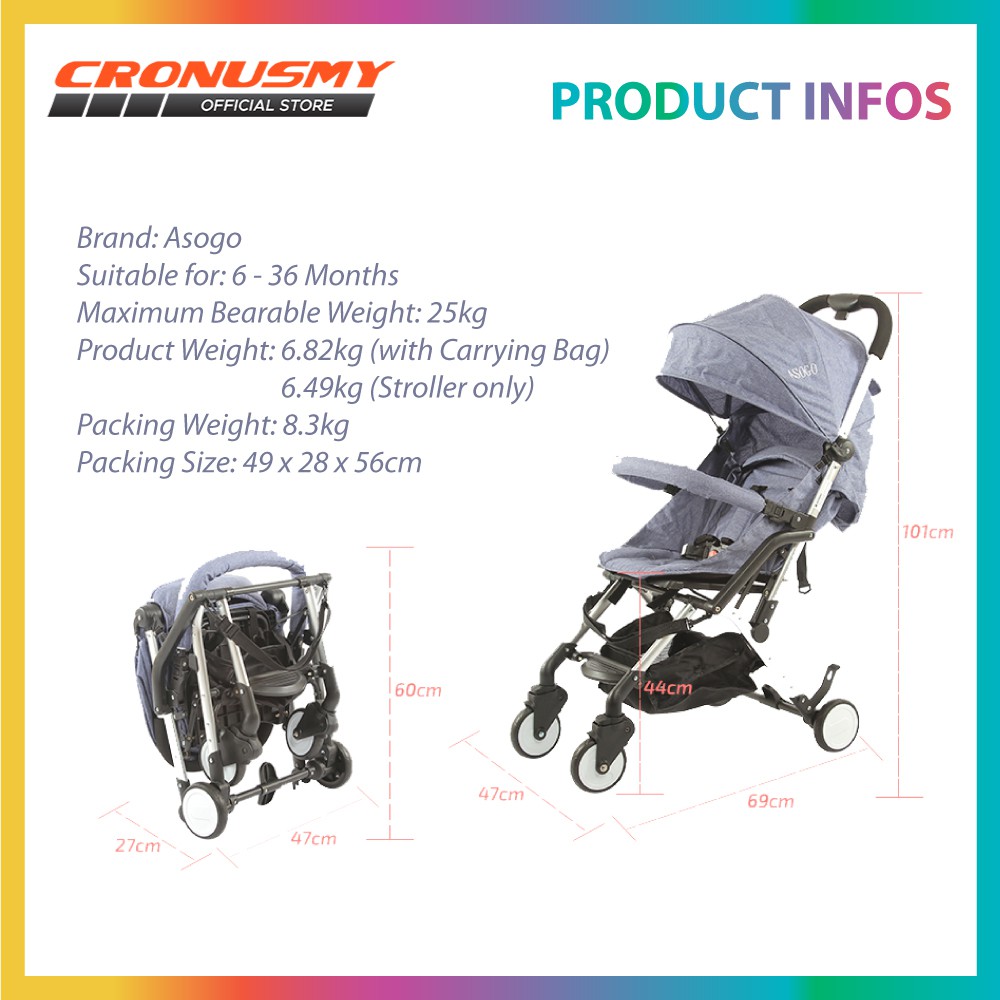 stroller max weight 25kg