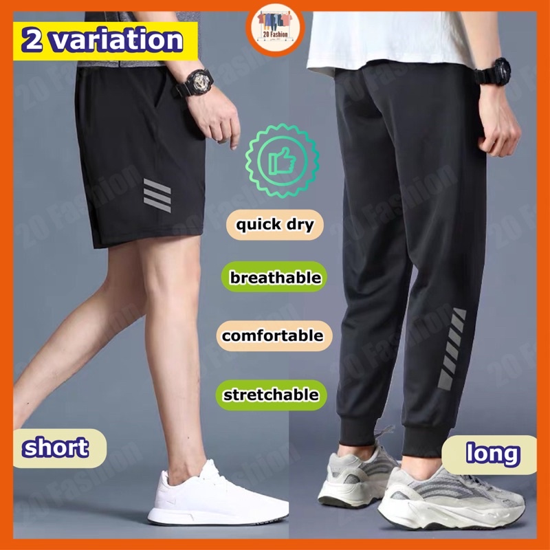 Ready Stock🇲🇾men Sport Long Pants Shorts Seluar Lelaki Seluar Panjang 