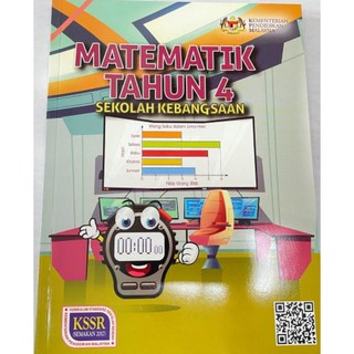 Buku Teks Matematik Sjkt Tahun 4 Shopee Malaysia