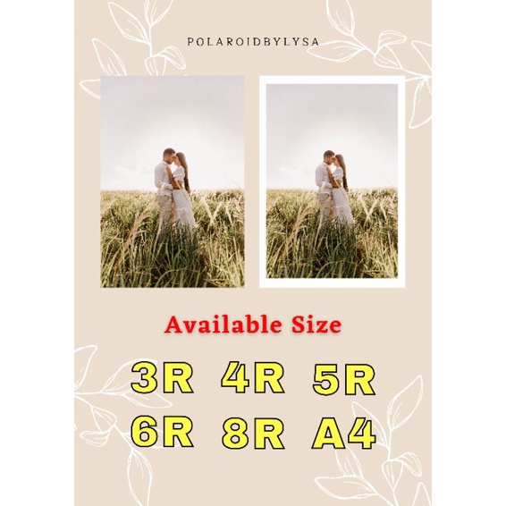 PHOTO PRINT MURAH | PICTURE PRINT | LARGE PICTURE | WATERPROOF Harini Order Esok Siap