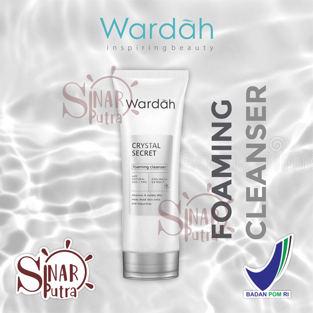 Wardah Crystal SECRET Foaming Cleanser 100ml (WHITE SECRET New Packaging) Shopee Malaysia