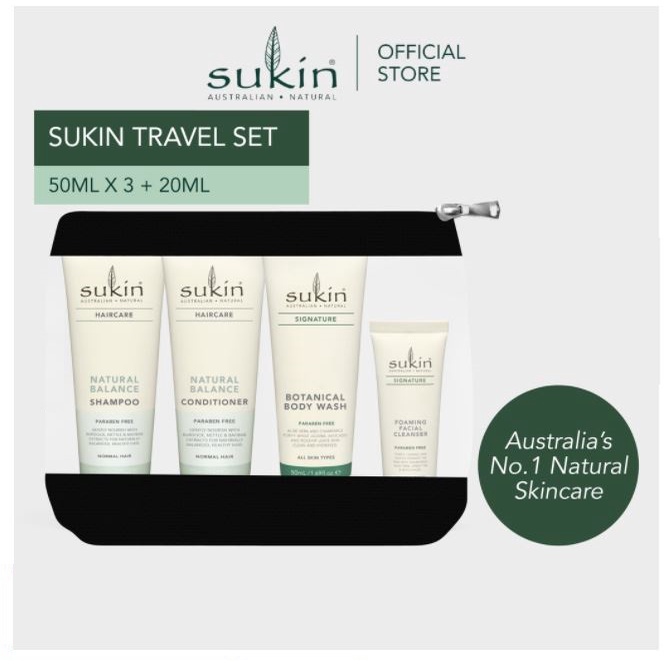 (Clearance) Sukin Travel Set Gift set Trial set (only 1 set available