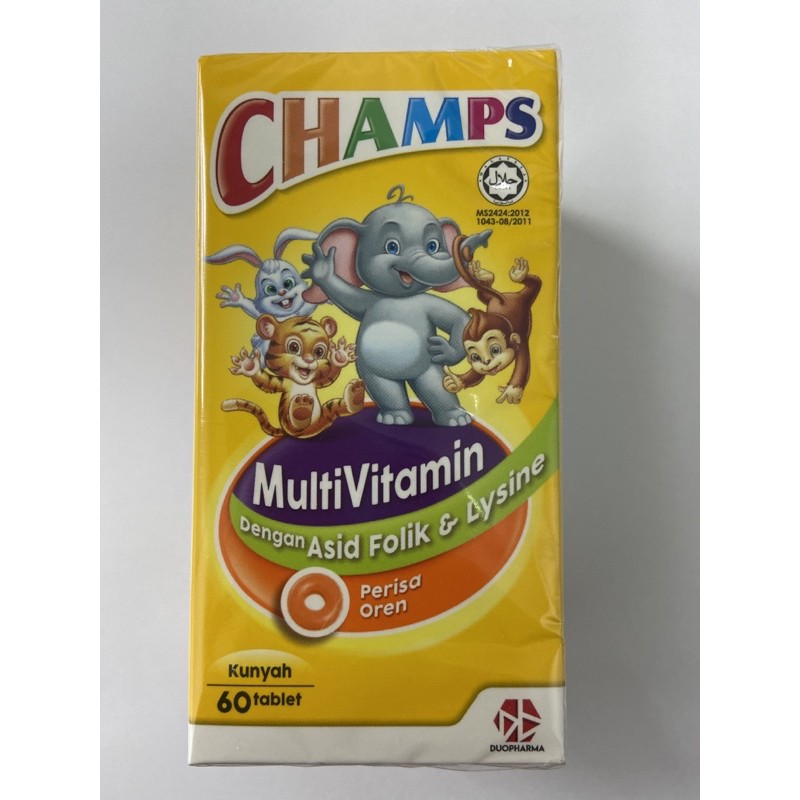 Buy Champs Multivitamin With Lysine Orange Flavour Exp 10 2023 Seetracker Malaysia