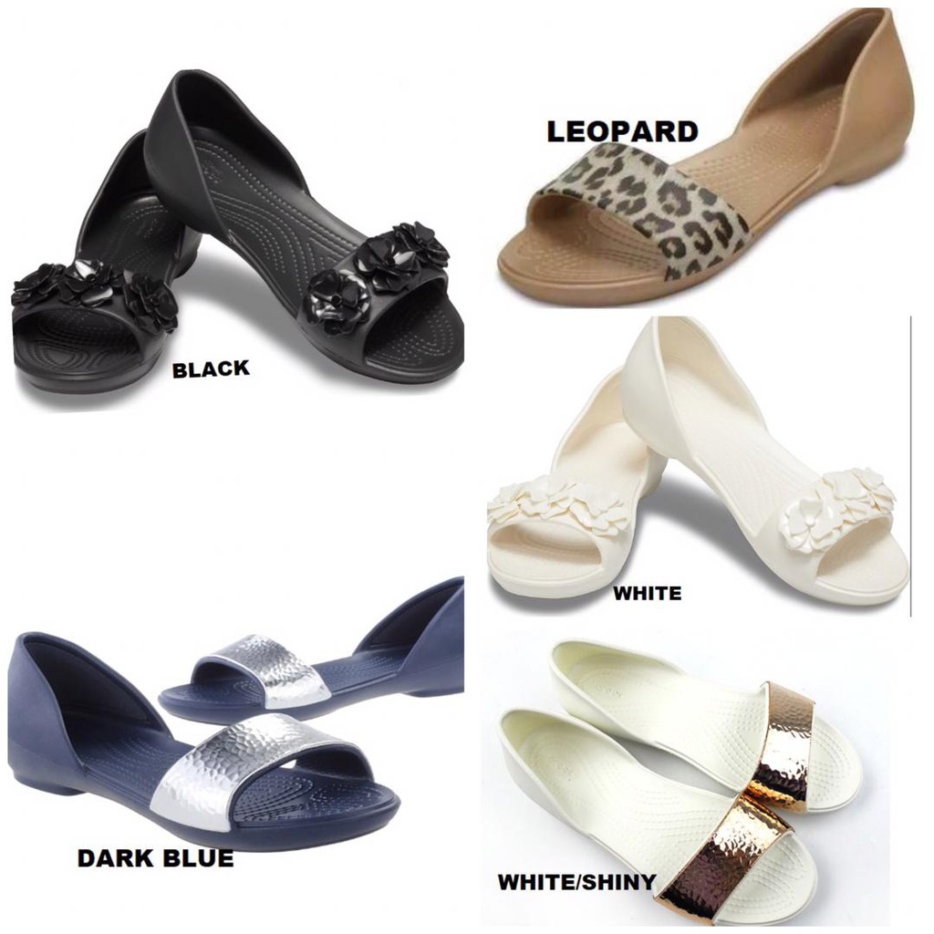 crocs lina dorsay flat