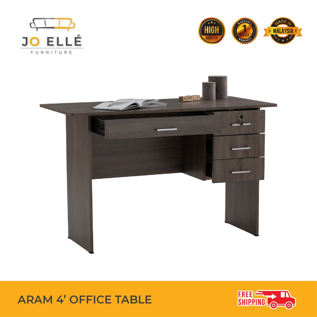 Jo ELLE Aram 1.2M Working Desk with 4 Drawers / Study Table / Office