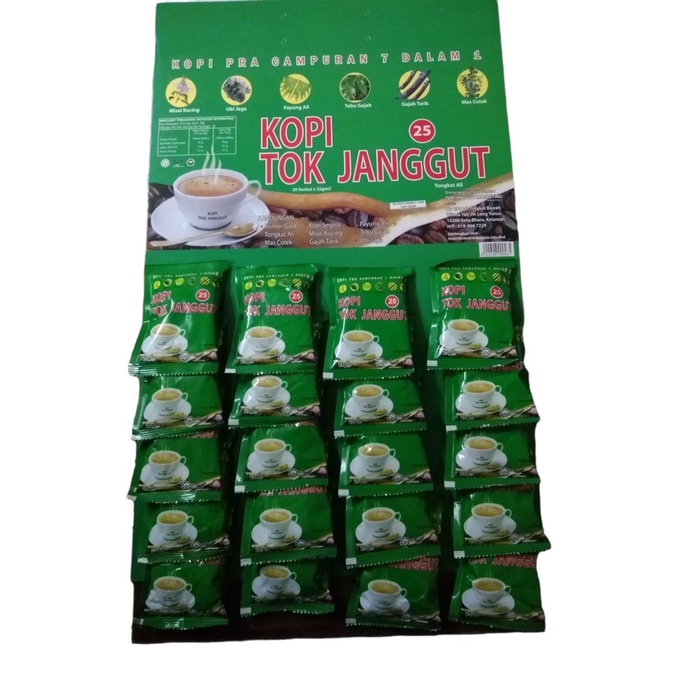kopi tok janggut tongkat ali