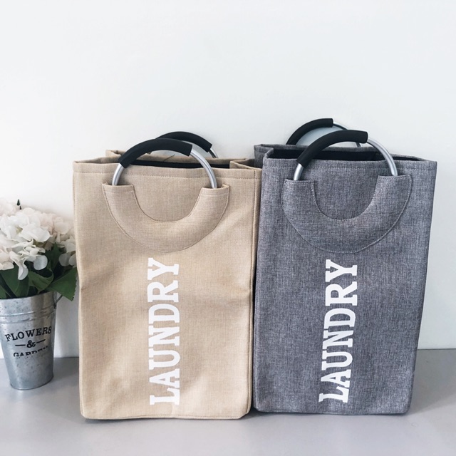 Laundry Bag with Round Handles For Easy Sorting and Carrying Shopee