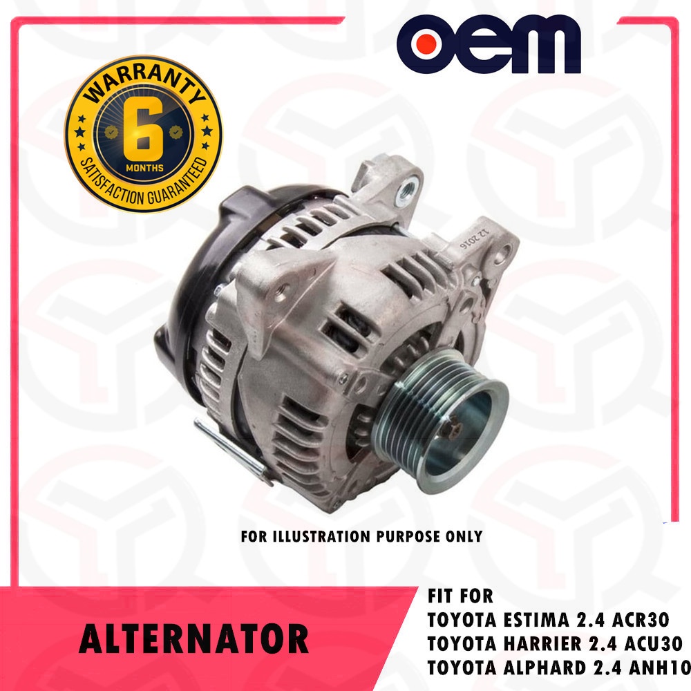 New Toyota Estima 24 Acr30 Harrier 24 Acu30 Alphard 24 Anh10 Alternator 27060 28190 6 9426