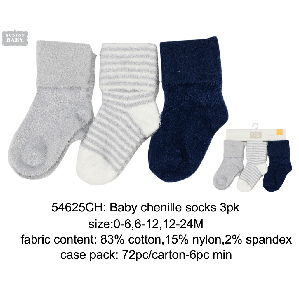 chenille baby socks