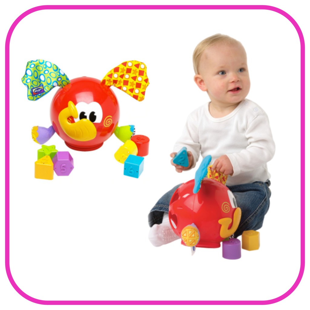 playgro elephant shape sorter