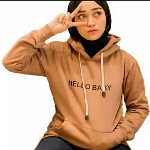 sweater hoodie hello baby