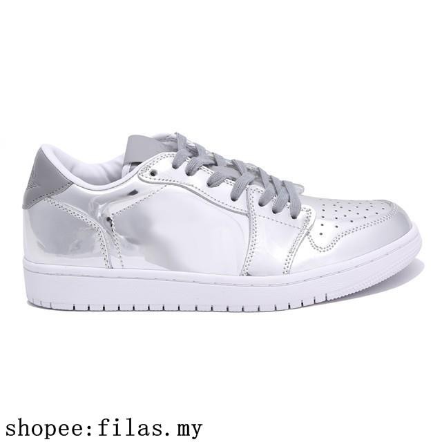 air jordan 1 low pinnacle metallic silver