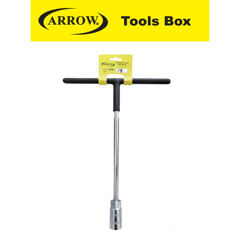 ARROW T HANDLE SOCKET NUT DRIVER EASY USE SAFETY GOOD QUALITY