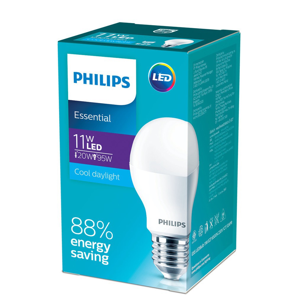 PHILIPS ESSENTIAL LED BULB ( 5W, 7W, 9W DAYLIGHT / WARM WHITE