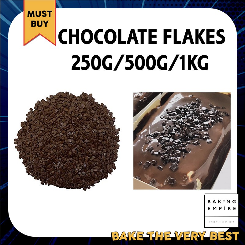 Chocolate Flakes / White Flakes 250g / 500g / 1kg | Shopee Malaysia