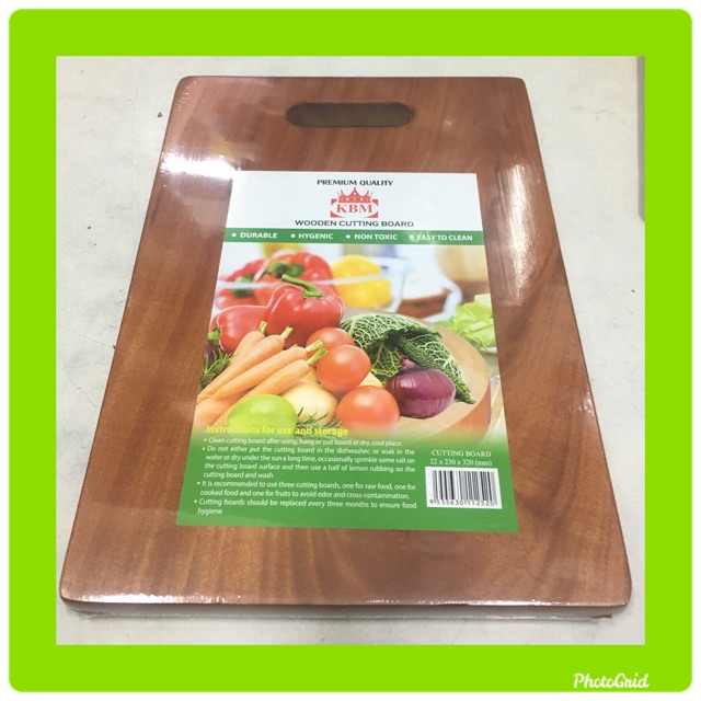 Wooden Chopping Board Shopee Malaysia